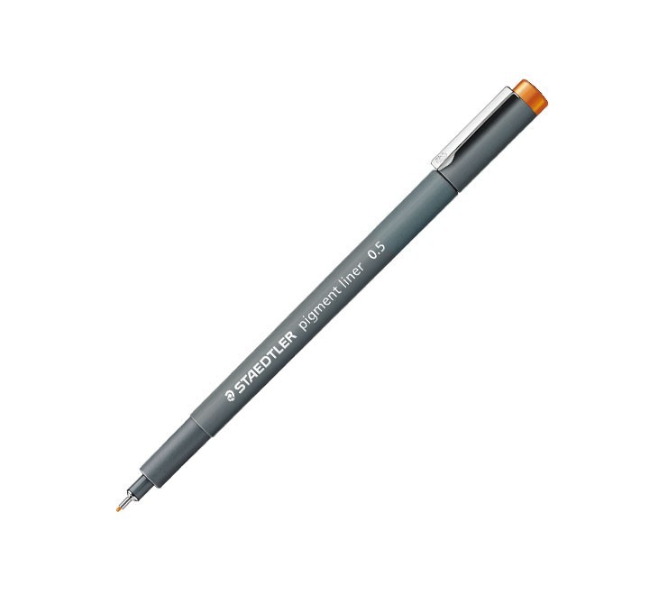 rot. staedtler pigment liner 308 0.5mm naranja