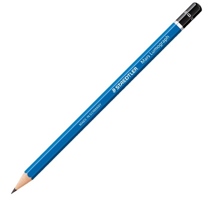 lapiz grafito staedtler mars lumograph 100 b