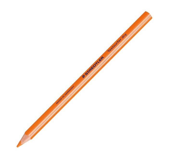 lapiz marc. fluor staedtler textsurfer dry naranja