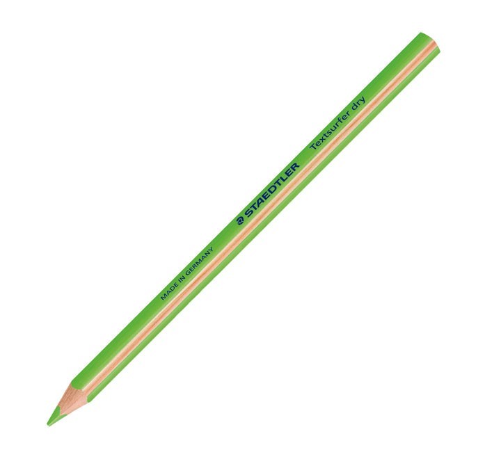 lapiz marc. fluor staedtler textsurfer dry verde