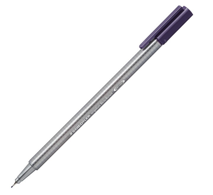 rot. staedtler triplus fineliner 334 36 az.indigo