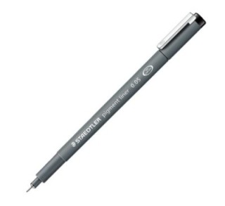 rotulad. staedtler pigment liner 0.05mm ng 308