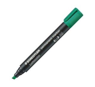 marcad. staedtler lumocolor p/bisel. verde 350 5