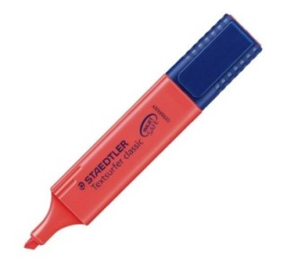 marcador fluor. textsurfer staedtler 364 2 rojo