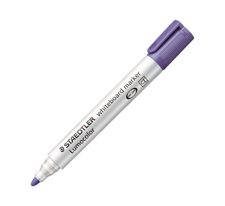 rotulad. piz. blanca staedtler lumocolor violeta