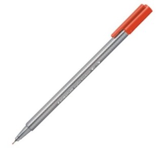 rot. staedtler triplus fineliner 334 24 ro escar.