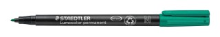 rotulad. staedtler lumocolor perm 1mm verde