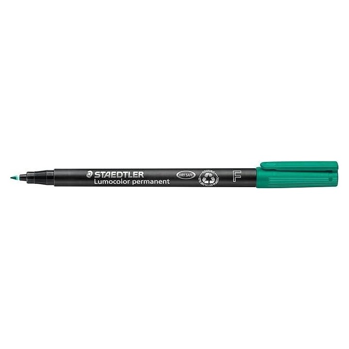 rotulad. staedtler lumocolor perm 0.6mm verde