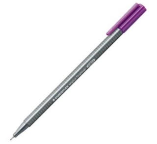 rot. staedtler triplus fineliner 334 6 violeta