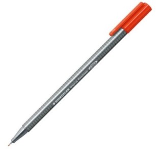 rot. staedtler triplus fineliner 334 2 rojo