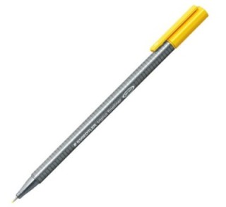 rot. staedtler triplus fineliner 334 1 amarillo