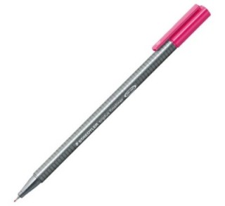 rot. staedtler triplus fineliner 334 20 magenta