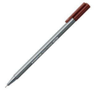 rot. staedtler triplus fineliner 334 par van dyck