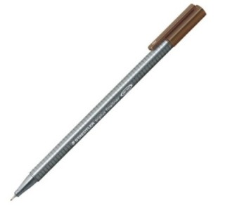 rot. staedtler triplus fineliner 334 77 sepia