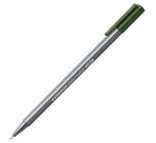 rot. staedtler triplus fineliner 334 55 ve oscuro