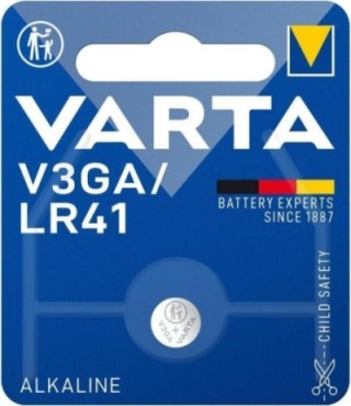 blister 1 pila varta boton alkaline v3ga/lr41