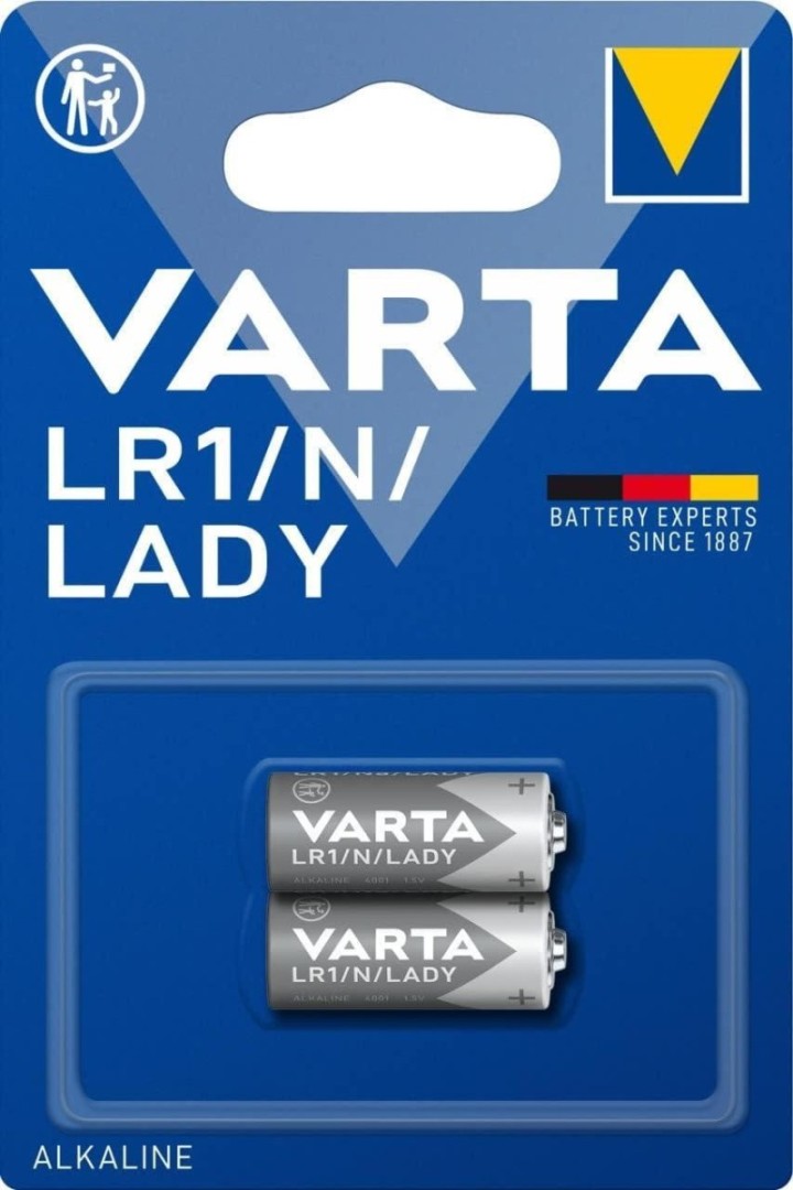 blister 2 pilas varta alcalina n/lr1/lady