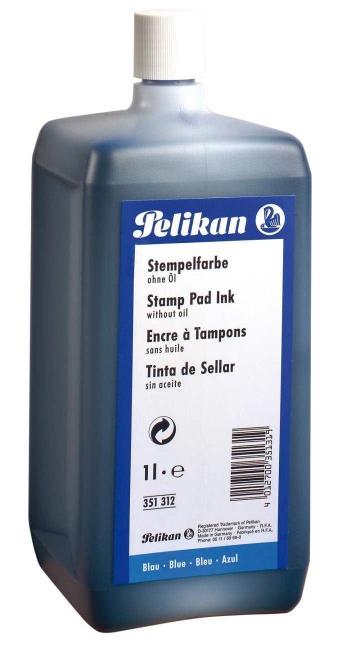 botella tinta sellar pelikan 4k 1l azul