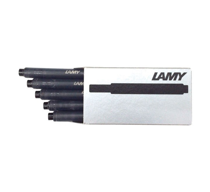 caja 5 cartuchos tinta lamy t10 negro