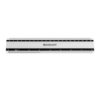 regla antidesliz. westcott aluminio 20cm