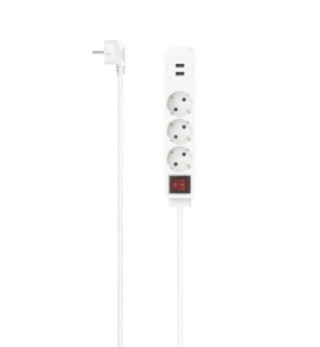 desc  regleta 3 tomas hama 1.4m c/interrup 2 usb bl