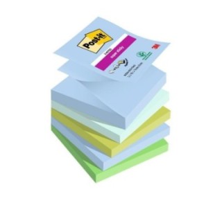 pack 5 bloc z notas post it 76x76mm oasis