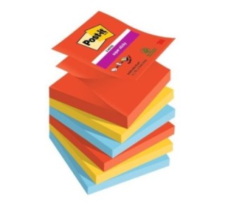 pack 6 bloc z notas post it 76x76mm play