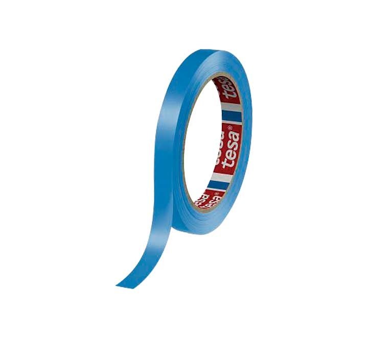 cinta embalar selladora tesa pvc 9mmx66m azul