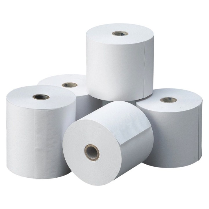 rollo papel t?rmico 80x80x12 mm pack 6 uds sin bpa