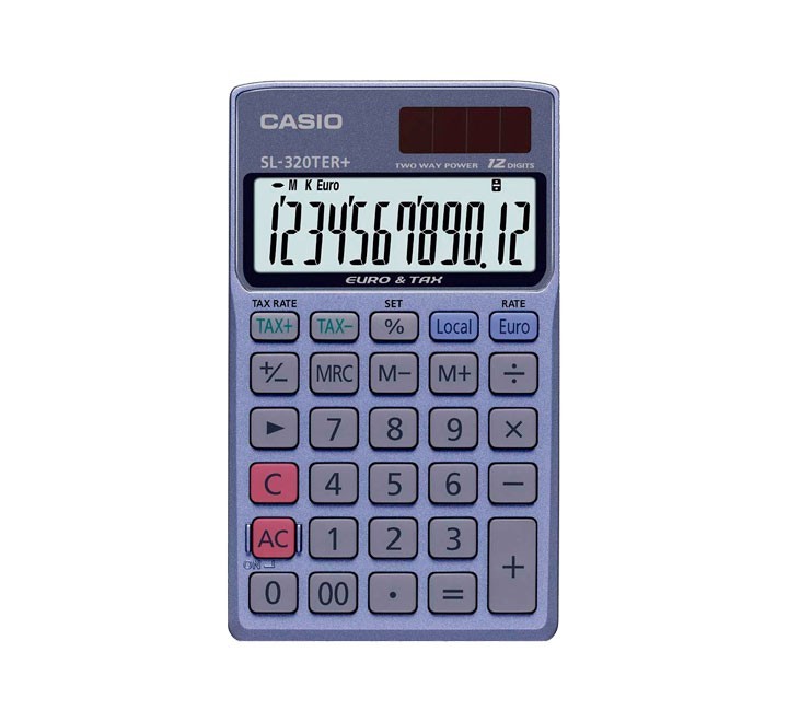 liqu.  calculadora bolsillo casio 12dig. azul