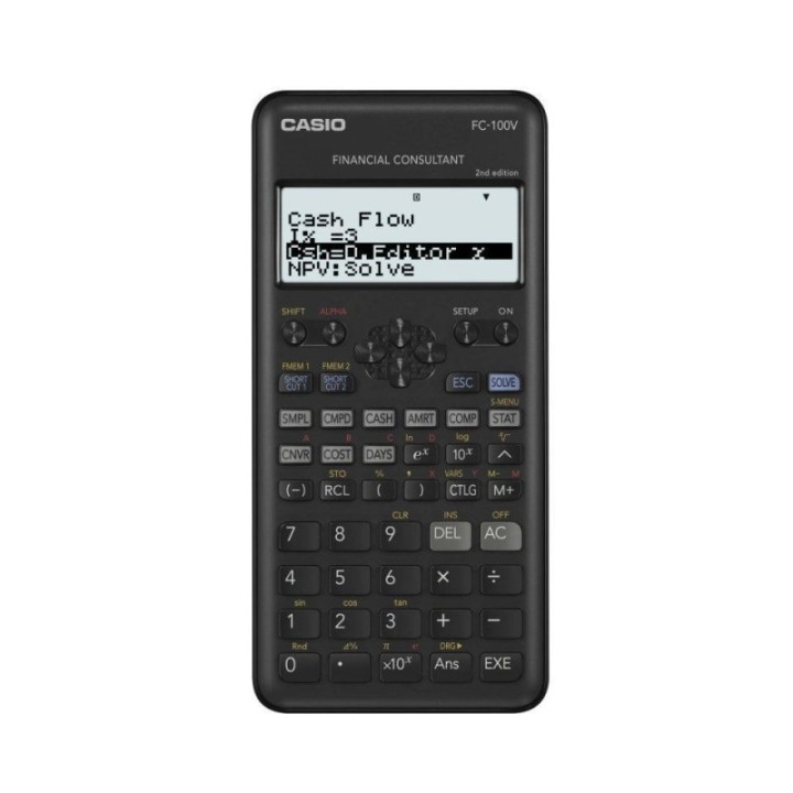 calculadora casio financiera fc100v