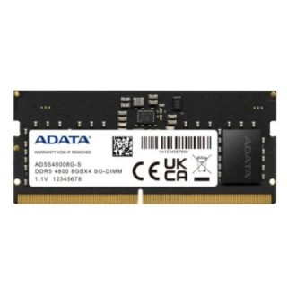 adata ram ad5s48008g s so dimm 8gb 4800mhz ddr5