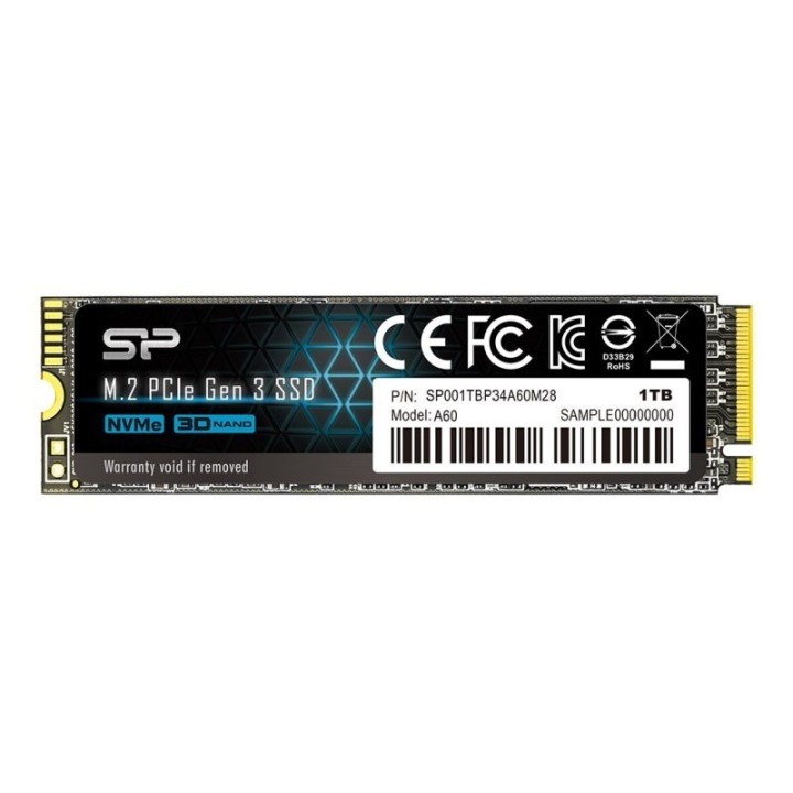 sp p34a60 1tb ssd m.2 pcie gen3x4 nvme