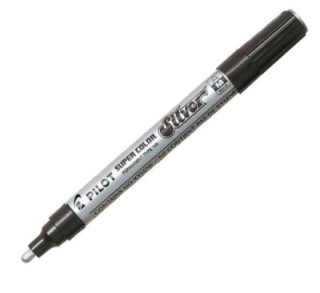 rotulador pilot super color sc g m plata punta m