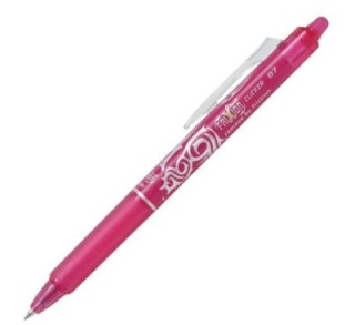 boligrafo retr. pilot frixion clicker 0.7mm rosa