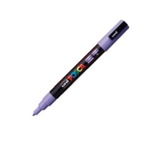 marcador uni ball posca pc3m 0.9 1.3mm lila