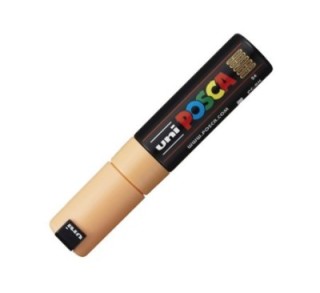 marcador uni ball posca pc8k 8.0mm naranja cl