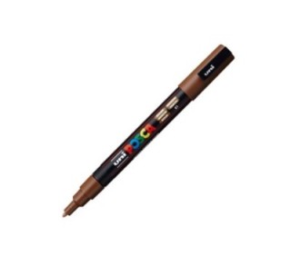 marcador uni ball posca pc3m 0.9 1.3mm marron