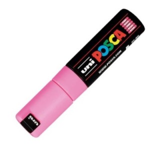 marcador uni ball posca pc8k 8.0mm rosa