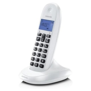 motorola c1001 cb+ telefono dect blanco