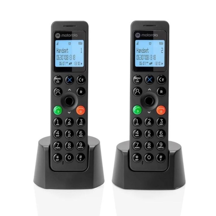 motorola dot202 tel?fono dect duo negro
