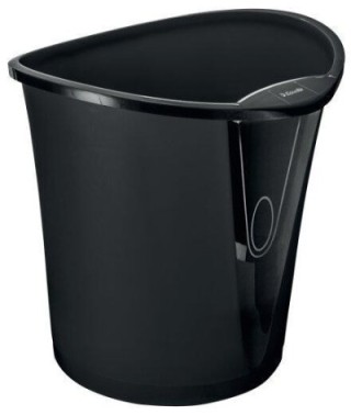 papelera esselte basko 15l negro 12663