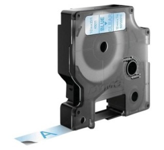 cinta dymo d1 12mmx7m az/tr 45011