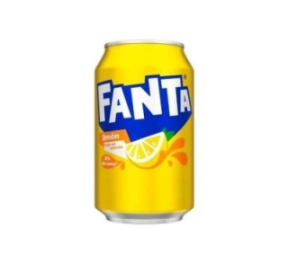 pack 24 lata fanta limon 33 cl.