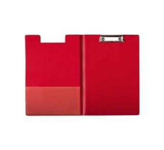 carp. miniclip esselte fo c/pinza sup+tapa rojo