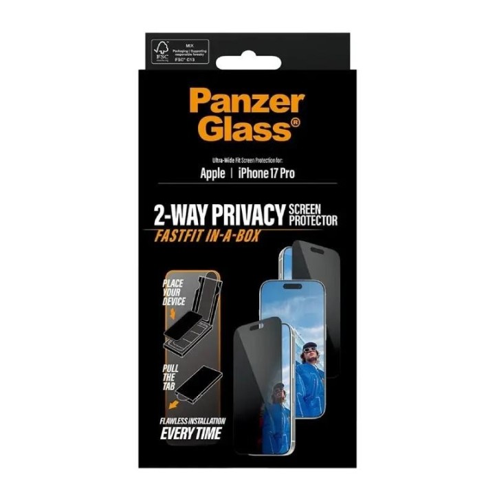panzerglass privacy protector iphone 17 pro