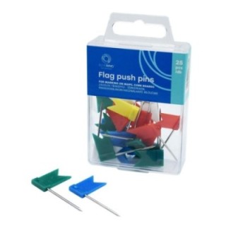 liqu.  c.25 agujas bluering pins banderas