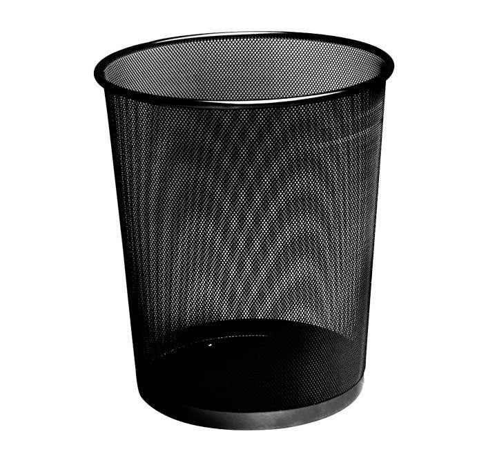papelera rejilla metal bluering metal negro