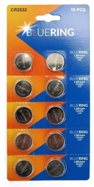 blis. 10 pilas bluering boton cr2032 3v litio