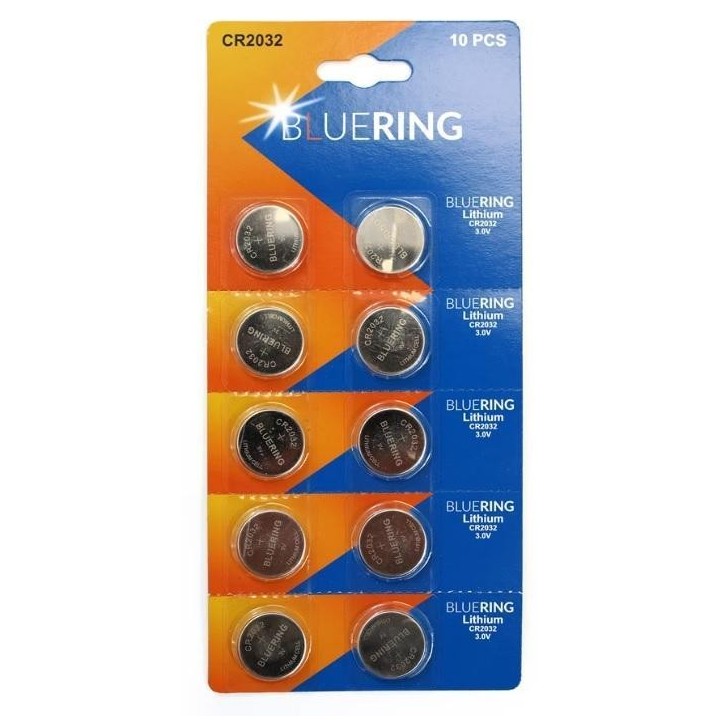 blis. 10 pilas bluering boton cr2032 3v litio